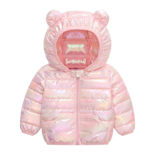 Pink Neon Puffer Jacket