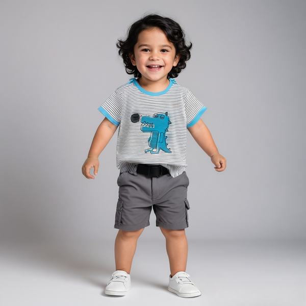 Blue Alligator Tee